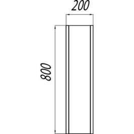 Шкаф Акватон Брук 20 дуб феррара 1A201003BCDF0