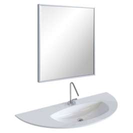 Зеркало для ванной De Aqua Сильвер 7075 серебро SIL 403 070 