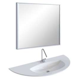Зеркало для ванной De Aqua Сильвер 9075 серебро SIL 405 090 