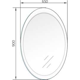 Зеркало для ванной Marka One Art 65 Light У26290