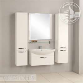 Зеркало для ванной Акватон Ария 80 белое 1A141902AA010