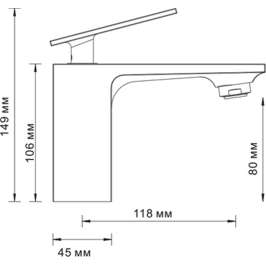 Смеситель Wasserkraft Alme 1503 