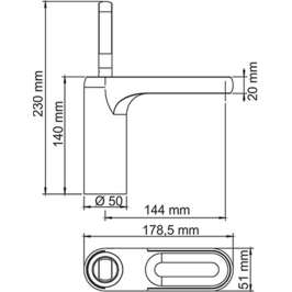 Смеситель Wasserkraft Kammel 1803 