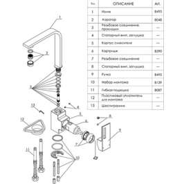 Смеситель Wasserkraft Alme 1507 