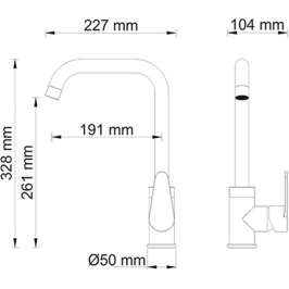 Смеситель Wasserkraft Alz 28807 