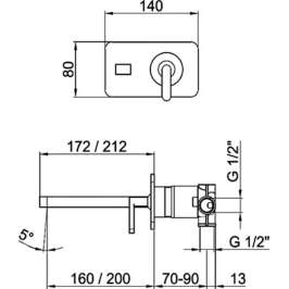 Смеситель Webert Living LV830606015 