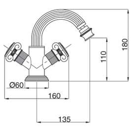 Смеситель Cezares Olimp BS2 02 Sw 
