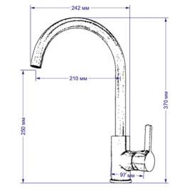 Смеситель Seaman Barcelone SSL-5815 Water 