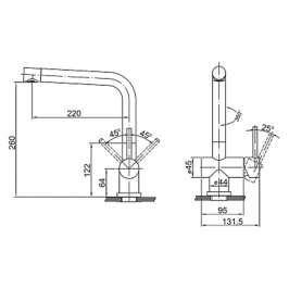 Смеситель Omoikiri Koriyama OKO-IN-35 4991005