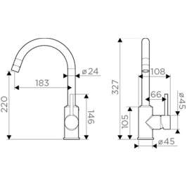 Смеситель Omoikiri Shinagawa BN 4994230