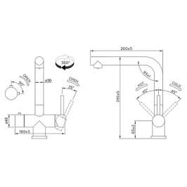 Смеситель Omoikiri Takamatsu 4994085