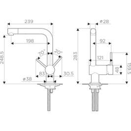 Смеситель Omoikiri Tanigawa BN 4994242