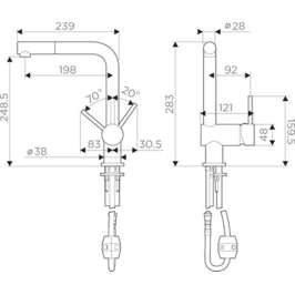 Смеситель Omoikiri Tanigawa-S BN 4994241