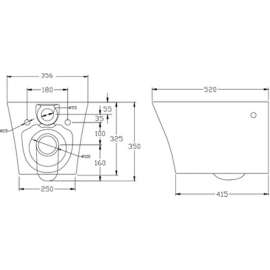 Унитаз подвесной BelBagno Flay-r BB506CH 