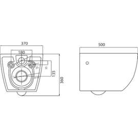 Унитаз подвесной BelBagno Sfera-r BB513CH 