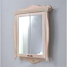 Зеркало для ванной-шкаф Атолл Ривьера apricot 