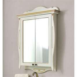 Зеркало для ванной-шкаф Атолл Ривьера dorato 