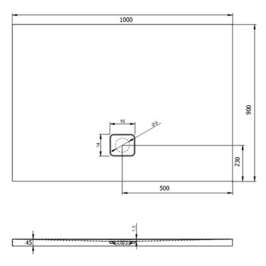 Душевой поддон Riho Basel 414 100x90 см DC240050000000