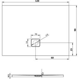 Душевой поддон Riho Basel 416 120x90 см DC260050000000S