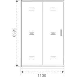 Душевая дверь Good Door Infinity WTW-110-C-CH