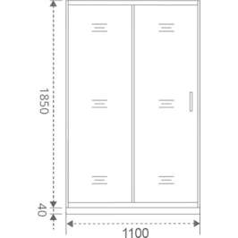 Душевая дверь Good Door Latte WTW-110-C-WE