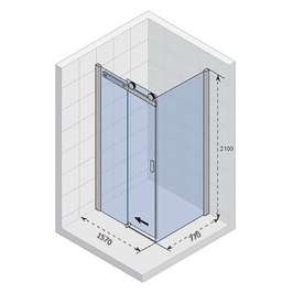 Душевой уголок Riho Baltic B203 157x77 см