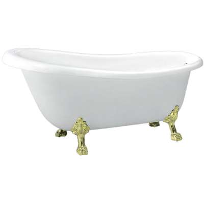 Акриловая ванна BelBagno BB04-ORO