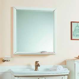 Зеркало для ванной Caprigo Джардин 80/100 Bianco Light Vintage