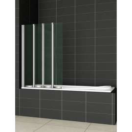 Шторка на ванну Cezares PRATICO-V-4-100/140-C-Cr