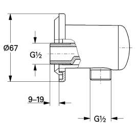 Шланговое подключение Grohe Relexa plus 28671000