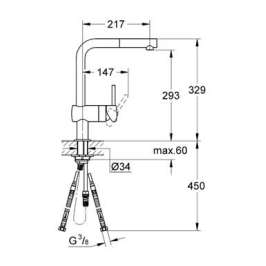 Смеситель Grohe Minta 32168000