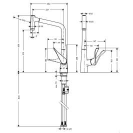 Смеситель Hansgrohe Metris 14820000