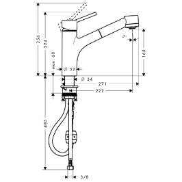 Смеситель Hansgrohe Talis S 32841000