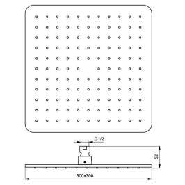 Верхний душ Ideal Standard IdealRain Cube B0025AA
