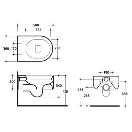 Унитаз подвесной Kerasan Flo 311501