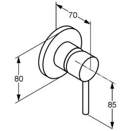 Смеситель Kludi Bozz 389250576