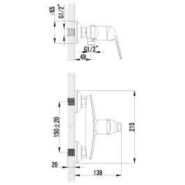 Смеситель Lemark plus Advance LM1203C