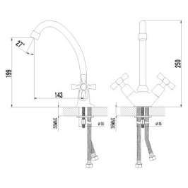 Смеситель Lemark Benefit LM2504C