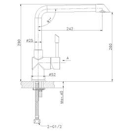 Смеситель Lemark Expert LM5074S