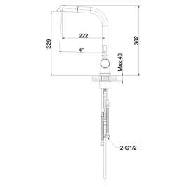 Смеситель Lemark Expert LM5075S