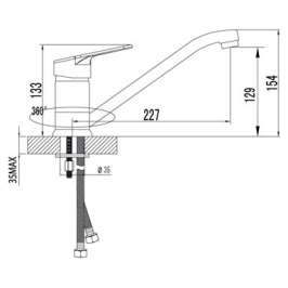 Смеситель Lemark Luna LM4104C