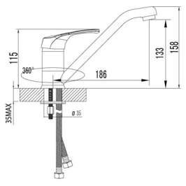 Смеситель Lemark Omega LM3104C