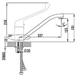 Смеситель Lemark Project LM4604C