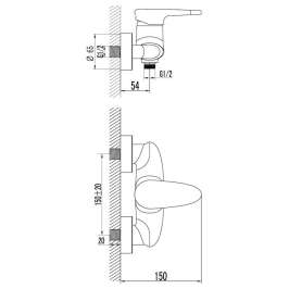 Смеситель Lemark Status LM4403C