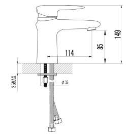 Смеситель Lemark Status LM4406C