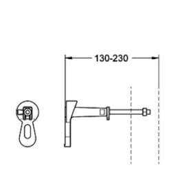 Настенный монтажный уголок Grohe Rapid SL 3855800M