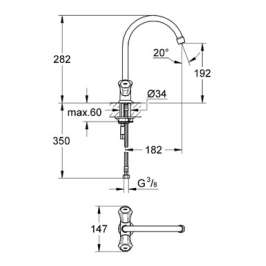 Смеситель Grohe Costa L 31831001