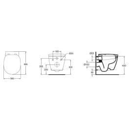 Унитаз подвесной Ideal Standard Connect E804601