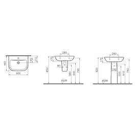 Раковина VitrA S20 5503B003-0001